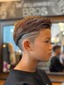 【小学生以下顔剃りあり】カット＋シェービング￥1650