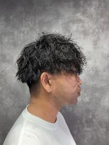 スピン 本八幡(SPIN) MEN’S HAIR/サーフカール/刈り上げセンターパート/本八幡