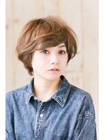 オーブ ヘアー フィオーレ 京都桂店(AUBE HAIR fiore) ラフな動きと立体感のある個性派マッシュボブ