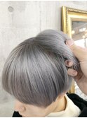 【MIRAC町田店河原崎】ホワイトシルバーカラー