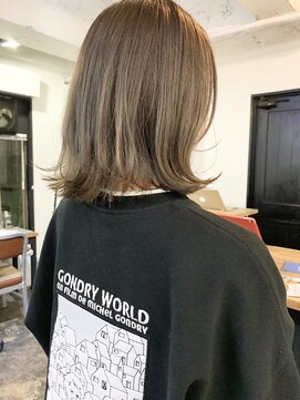 ヴェルダ 池袋店(verda) ミルクティーベージュ×簡単スタイリングロングボブ♪