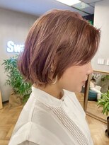スワッグ(Swag)&nbsp;ピンクオレンジ　ボブ
