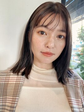 ガーデン ムサシコスギ(GARDEN MUSASHIKOSUGI) 外はねストレート/セミディ/シースルーバング/韓国風