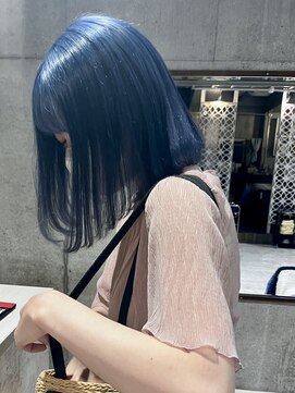 シィーム(cime) ネイビーカラー ブルーカラー 夏カラー ネイビーブルー