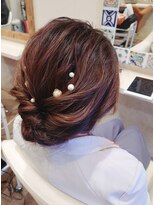 ランプヘアー(LAMP HAIR)&nbsp;中間から上めボリューム アップ♪ブライダルお呼ばれ二次会