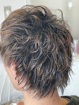 カットカットパセリクラブ 霞ヶ関店 メッシュ×ポイントパーマ