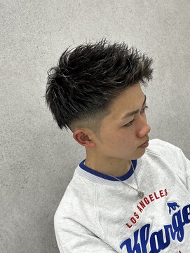 縁 ハナレ(en 870) フェード　ツーブロック　ジェットモヒカン