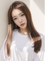 ワイワイ甲子園(wywy.)&nbsp;レイヤーロングセミディ姫カットワンカールシアーカラー