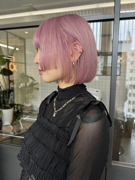 アンドスタイル(&style) &styleピンクボブ