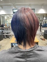 ケーオーエスビューティー(K O S beauty)&nbsp;ネイビーブルー＆ピンクレッド