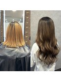 #プルエクステ#ロング#ナチュラル