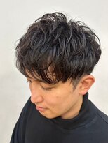 ラギッド 大野城店(RUGGED)&nbsp;メンズマッシュパーマ　ツイストスパイラル　ビジネススタイル