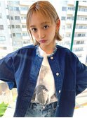【green】ハイトーンシースルーバング