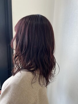 ビアンカ(BIANCA) ピンクブラウン×ラフウェーブ