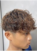ソフトツイスパパーマ 刈り上げマッシュ/マッシュパーマ 纐纈