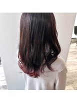 サロンド ベレーザ トータ(salao de beleza tota)&nbsp;裾カラー＊チェリーレッド