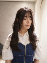 レイヤーロング/似合わせカット/グレージュ/銀座