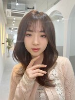 ジーナエス 札幌(Zina S)&nbsp;髪質改善＊薄めバングレイヤーロング＊美髪【Zina S札幌】