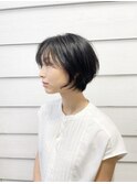 美肌カラー大人綺麗30代40代小顔ショート
