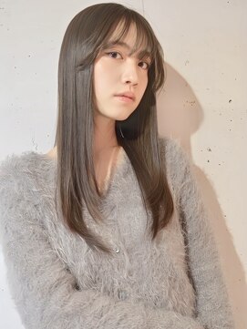 ナチュラル 元住吉店(Natural) 艶感ストレート／髪質改善縮毛矯正／グレージュカラー