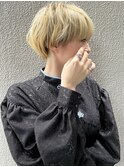 【morio】浦和　ハイトーン　マッシュ　金髪　ショート♪