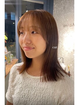 ヘアラウンジ アンリオ(hair lounge an rio) ぱっつんボブ