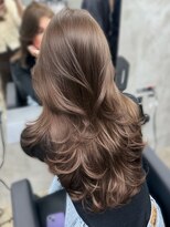 エッセンザ 梅田(ESSENZA)&nbsp;海外レイヤーカット　ブリーチなしダブルカラー