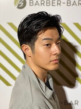 バーバーバー 四谷(BARBER-BAR) ビジネス爽やかニュアンスパーマスタイル