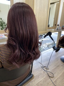 アレッタヘアーサロン(ALETTA HAIR SALON) ブリーチなしピンクカラー