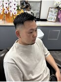 スキンフェードクロップアップ短髪ベリーショートワイルドメンズ