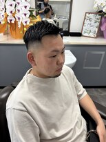 スキンフェードクロップアップ短髪ベリーショートワイルドメンズ