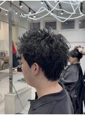 渋谷スパイキーパーマスパイキーショートパーマ刈り上げショート