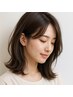 【限定★】地毛や白髪を活かしたハイライト+ケアトリートメント　￥15400