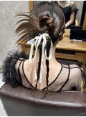 お呼ばれヘアセット