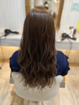 ノンヘアープラス(non hair +) ミルクティーベージュ×ロングレイヤー