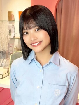 ロンドヴァリー 渋谷店(Lond vallee) 地毛風カラーの結べるボブ