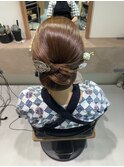 祭りヘアセット