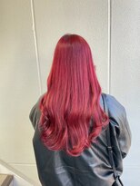 ヘアサロン ガリカ 表参道(hair salon Gallica) 【ブリーチカラー】チェリーピンク×巻き髪ロング