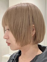 テクネ 天神大名(techne) 天神大名ケアブリーチダブルカラーピンクミルクティーベージュ