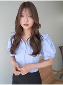 韓国風2wayレイヤーロング