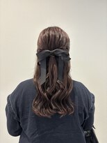 アンソメット 上津店(UN SOMMET)&nbsp;シンプルハーフアップアレンジ