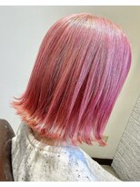 エイルヘアー トウカダイ(AYL hair toukadai)&nbsp;外はねボブ　ハイトーン/ブリーチカラー/ツヤ感