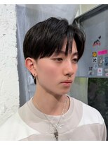 ノラ シブヤ(NORA) 韓国マッシュダウンパーマコンマヘアメンズパーマセンターパート
