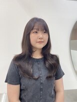 ナンバー エリュン 秋田店(N°Elune)&nbsp;ハイレイヤーカット×ナチュラルブラウン