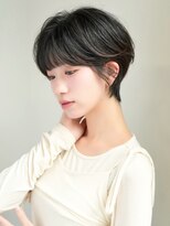 インセプション 銀座(INCEPTION) 切りっぱなしショート・ボブ/絶壁解消/前髪なし/40代/30代/丸顔