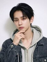 men's salon meak homme【9/1　NEWOPEN（予定）】&nbsp;シースルーセンターパートコンマバングモテ髪