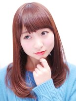 エマージュ 蒲田(Emerge)&nbsp;うるツヤストレートは厚めバングで完成させて