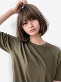 【GARDEN川谷】20代30代大人可愛い小顔ボブ×グレージュ