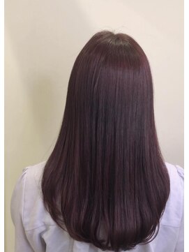レガロ 南口店(REGALO) 赤髪×暗髪×切りっぱなし