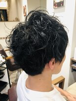 ヘアースパパズ(hair spa PAZ) 黒髪ソフトスパイラルショートマッシュ